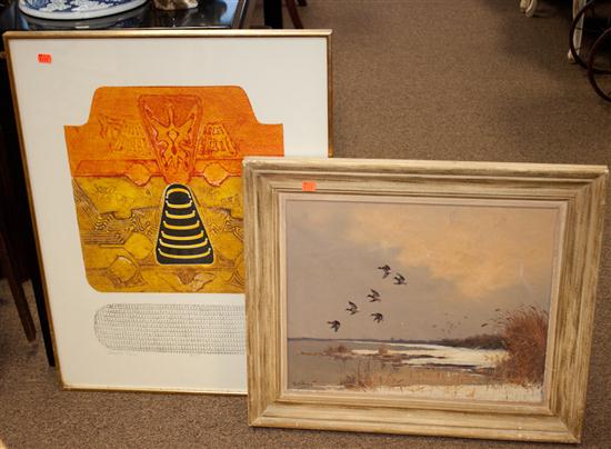 G. Stevens. ''Ducks Over Winter