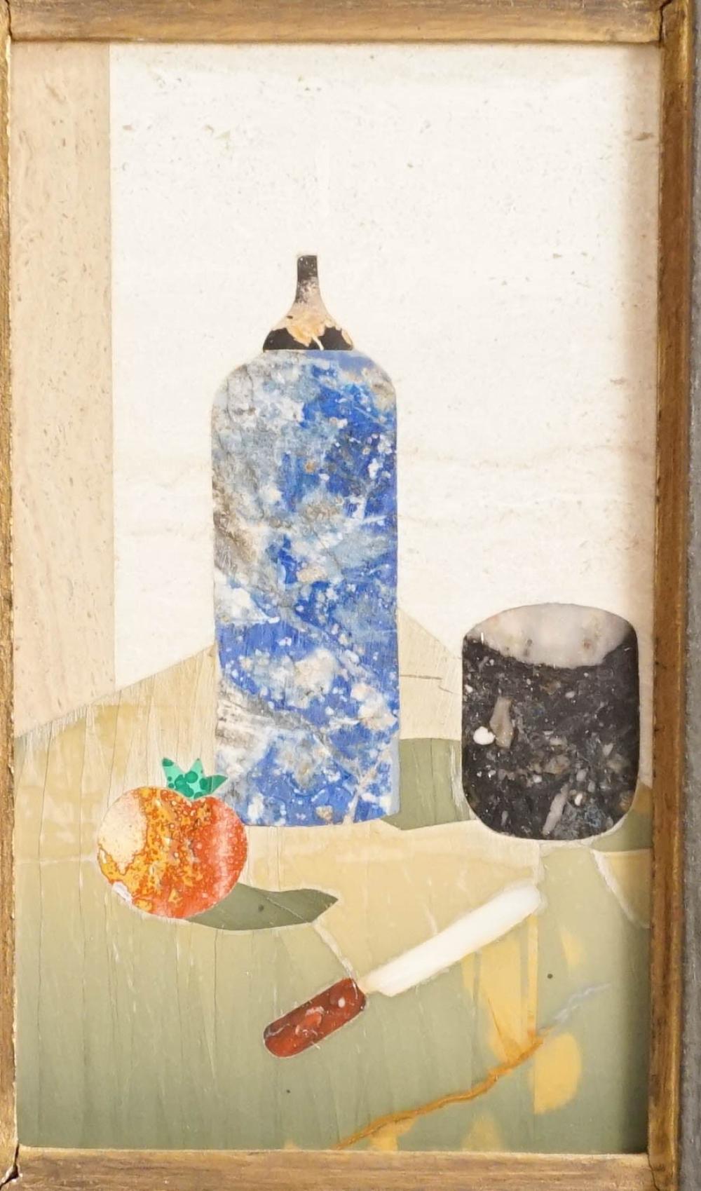 G. UGOLINI, TABLE TOP STILL LIFE,