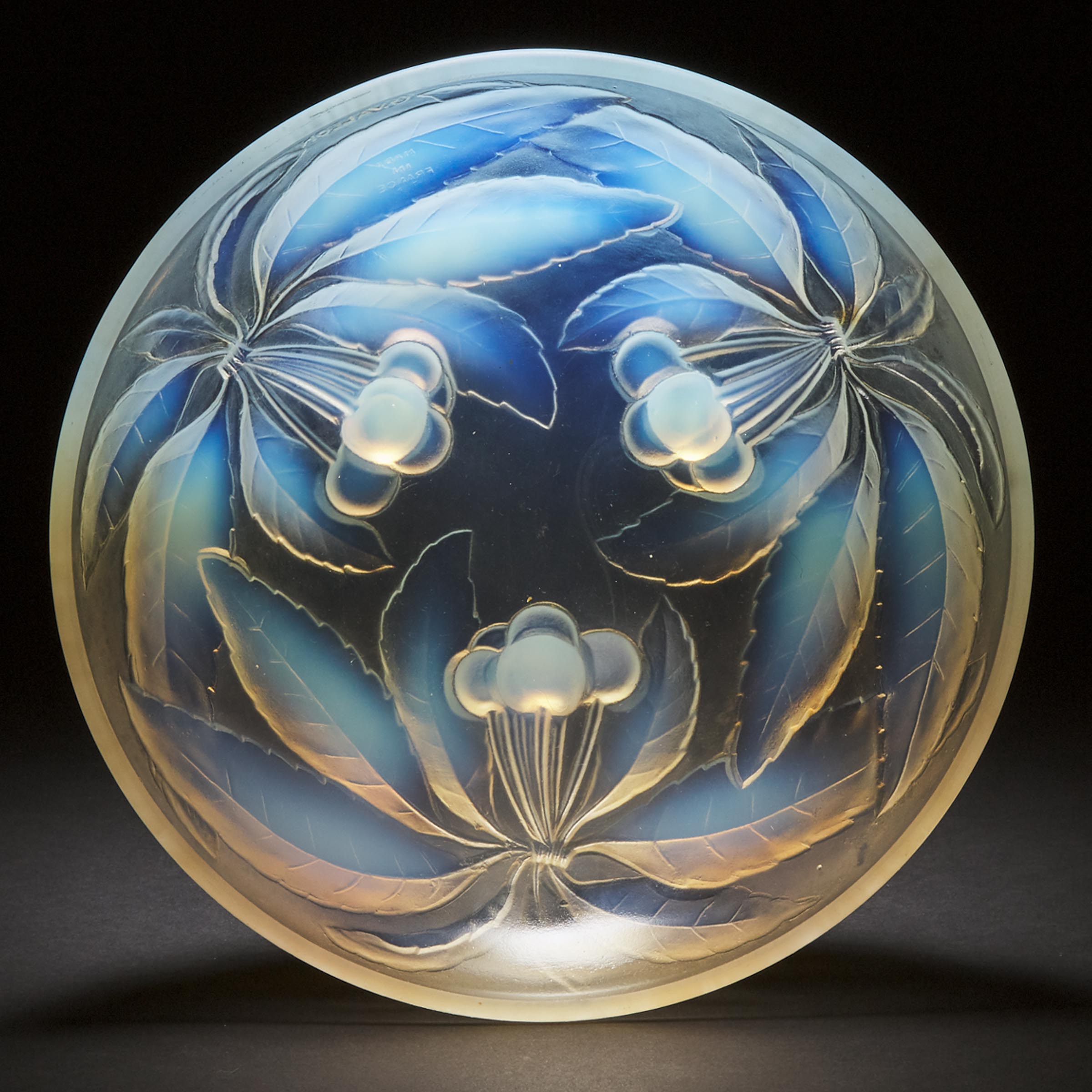 G. Vallon Moulded and Frosted