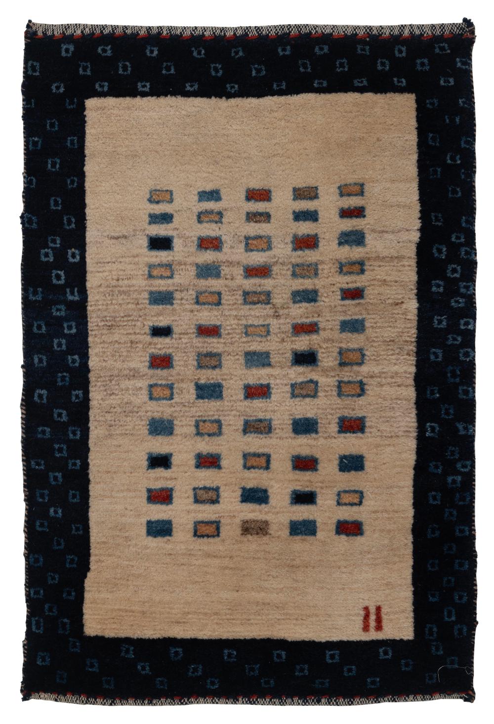 GABBEH SCATTER RUG: 2’2” X 3’2”