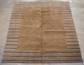 GABBEH TURKISH RUG, APPROX. 9