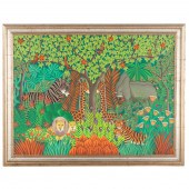 GABRIEL ALIX. JUNGLE SCENE, OI