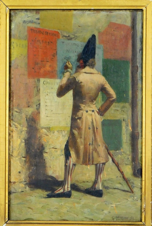 GABRIEL C. DENEUX PORTRAIT PAINTING