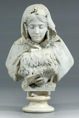 Gaetano Russo marble bust (Italian,