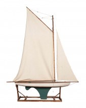 GAFF-RIGGED POND MODEL FIRST H
