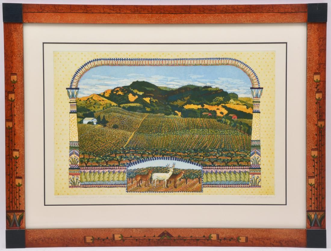 GAIL PACKER, COLOR AQUATINT
