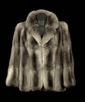 Galanos Gray Chinchilla Jacket