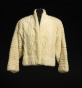 Galanos White Mink Jacket,  wi