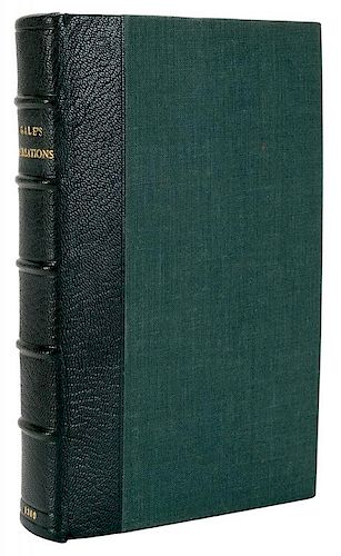 GALE, JOHN. GALE'S CABINET OF