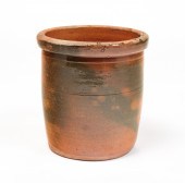 GALENA REDWARE CROCK. Illinois