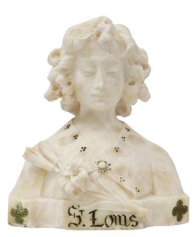 GALILEO POCHINI CARVED ALABSTER ST.
