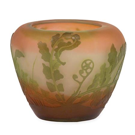 Galle Acid Etched Cameo Glass