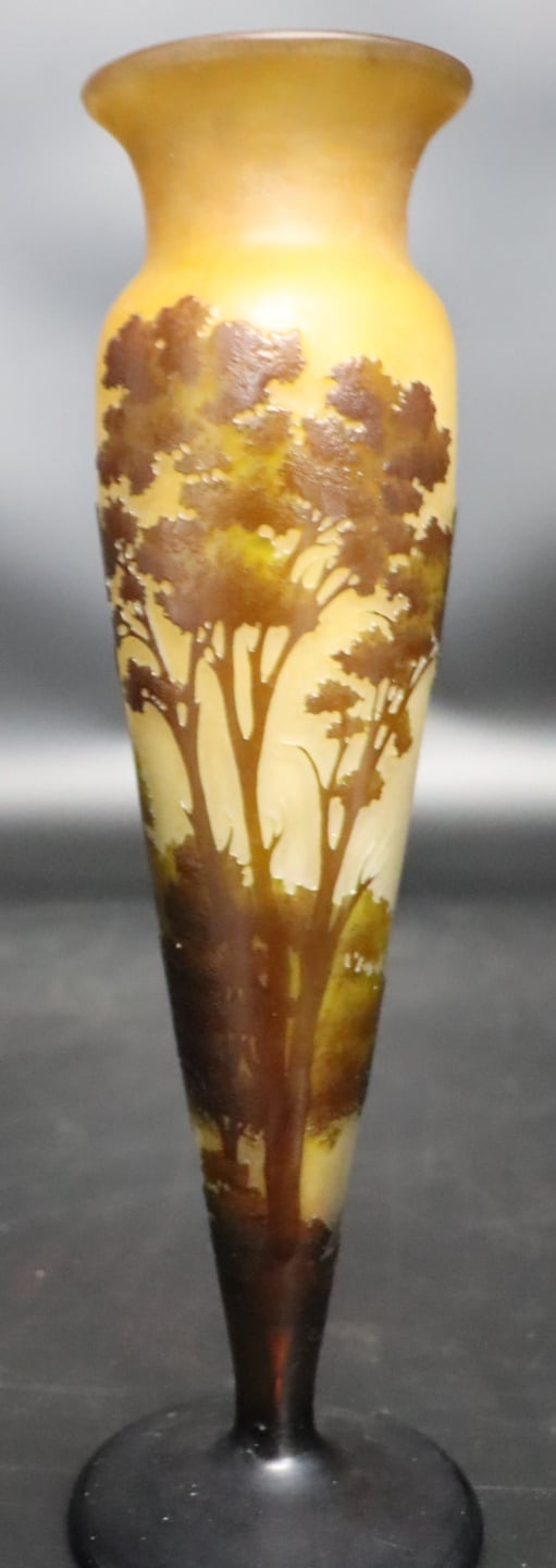 GALLE ART GLASS ETCHED GLASS