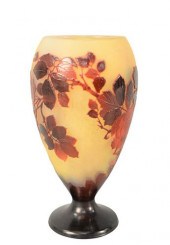 GALLE CAMEO ART GLASS VASE HAV