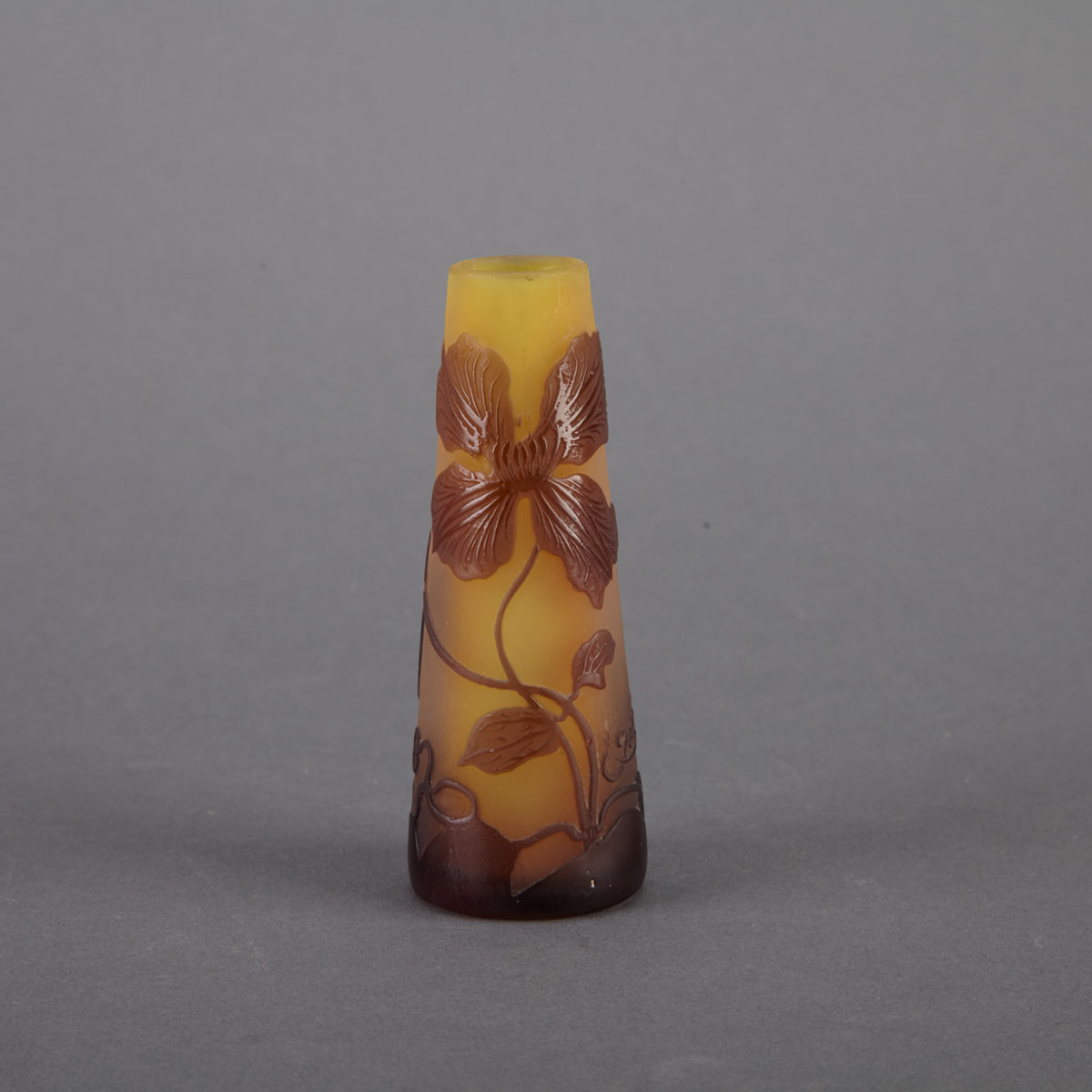 Galle Cameo Glass Small Vase