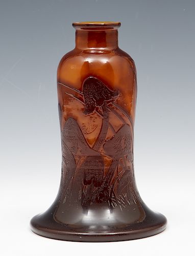 GALLE CAMEO GLASS VASEGalle cameo