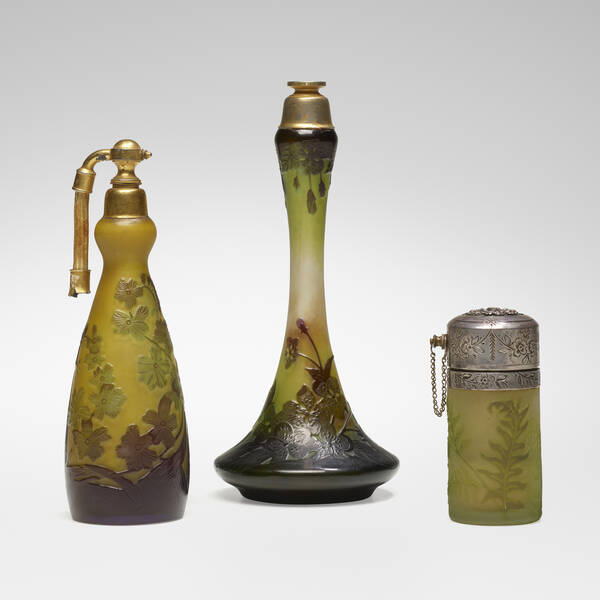 Gallé. Collection of three