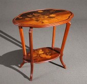 GALLé COLORED MARQUETRY AND MI