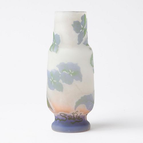 GALLE FRENCH CAMEO GLASS VASEA