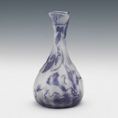 GALLE MORNING GLORY VASE  8" x