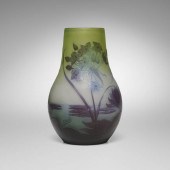 Gallé. Nénuphars vase. c. 1910