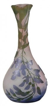 GALLE OR STYLE CAMEO GLASS IRI