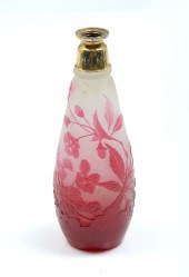 GALLE SIGNED CAMEO GLASS PERFU