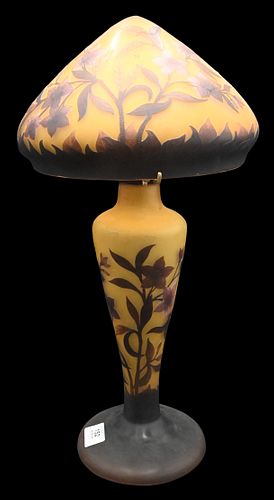 GALLE STYLE CAMEO GLASS TABLE