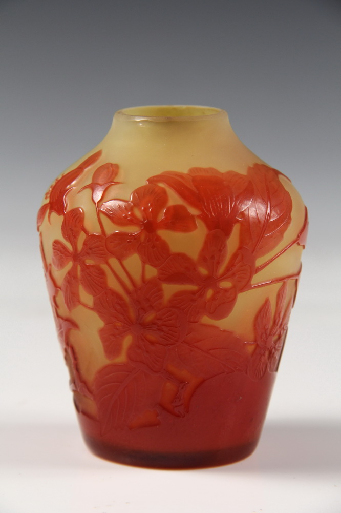 GALLE VASE - Miniature Signed Galle
