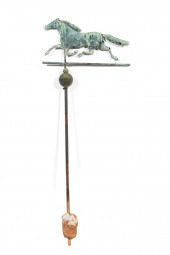 GALLOPING HORSE COPPER WEATHER