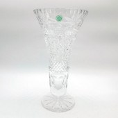 GALWAY IRISH CRYSTAL FLOWER VA