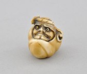 Gama Sennin Netsuke Carved ivo