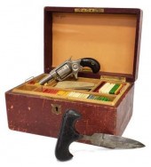 GAMBLER BOX & COLT 1873 PISTOL