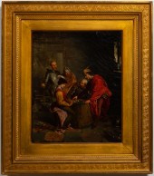 GAMBLERS, OIL ON CANVAS, CONTI