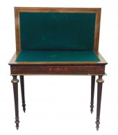 GAME TABLE, FRENCH, LOUIS XVI