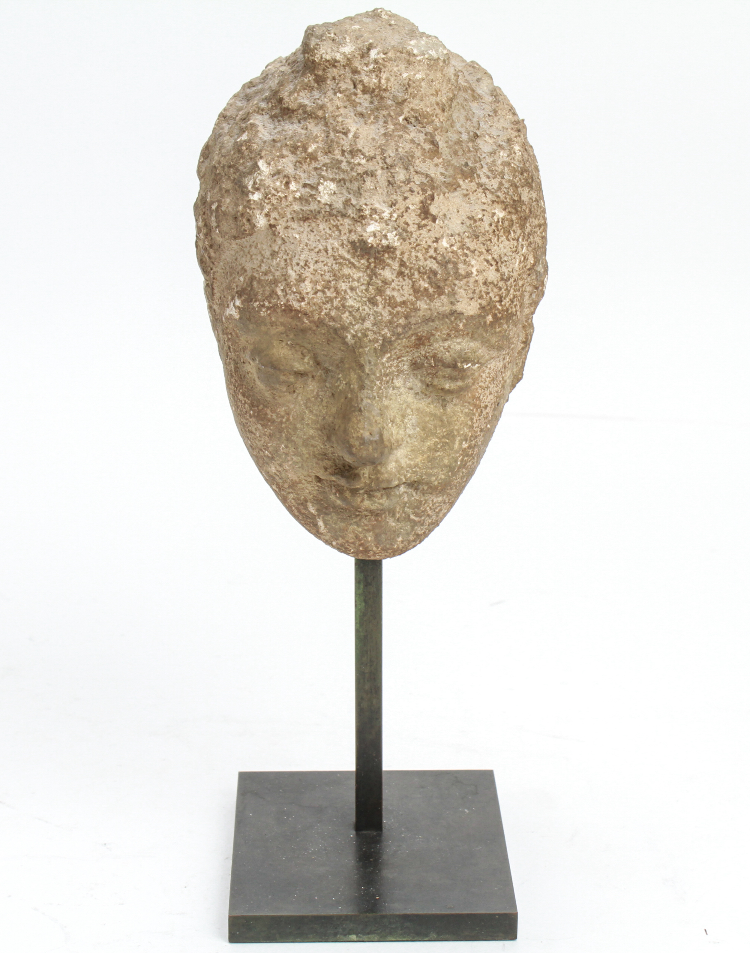GANDHARA BODHISATTVA HEAD FIGURAL