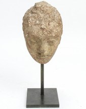 GANDHARA BODHISATTVA HEAD FIGU