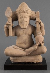 GANDHARA CARVED STONE FIGURAL