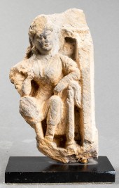 GANDHARA FIGURAL CARVED STONE