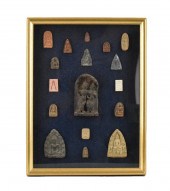 GANDHARA FRAMED GROUP BRONZE ,