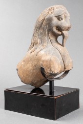 GANDHARA GRAY SCHIST FIGURE OF