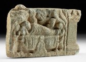 GANDHARA SCHIST PANEL, BUDDHA'