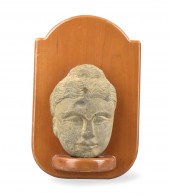 GANDHARA STONE CARVED HEAD, 3R