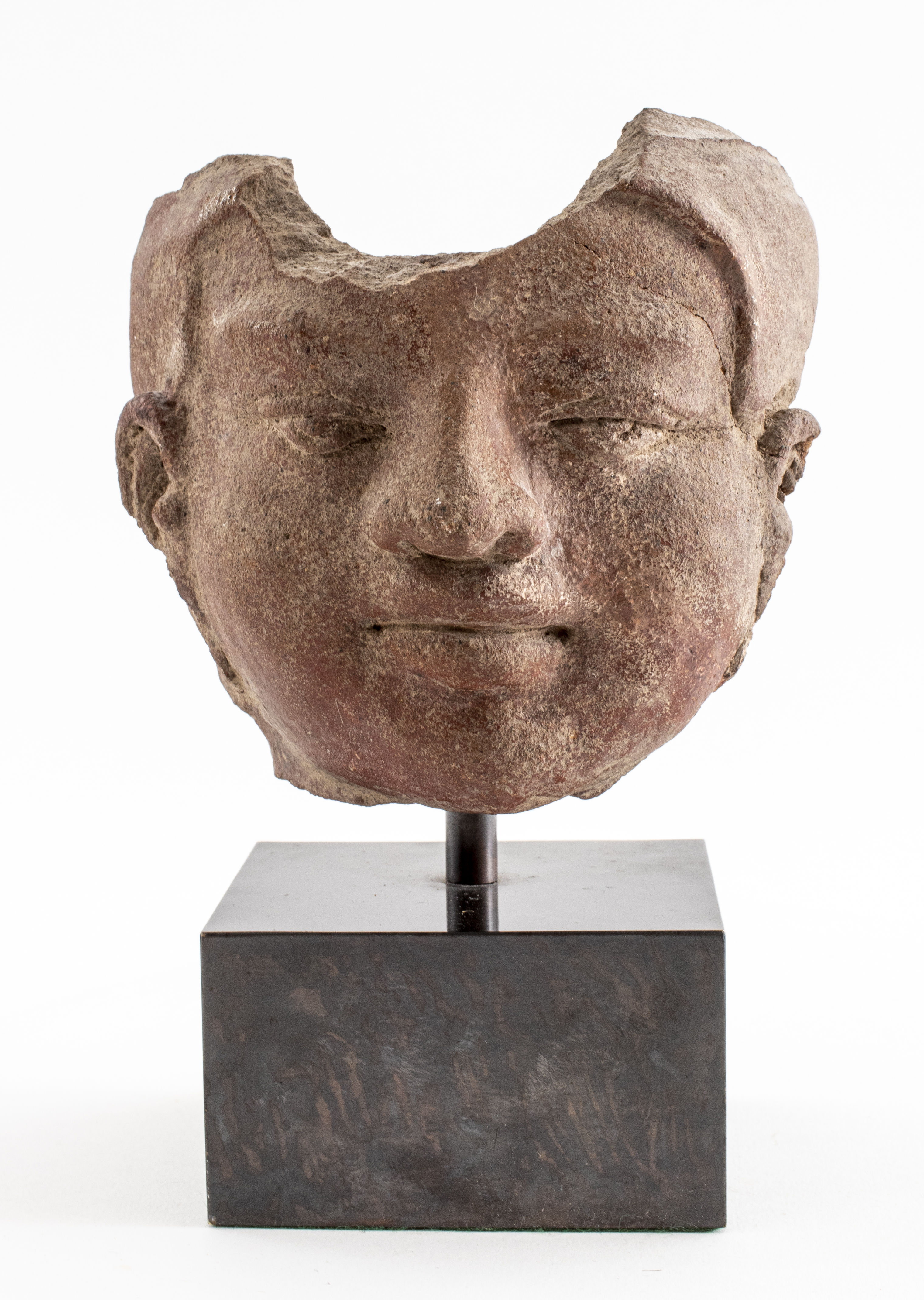 GANDHARA TERRACOTTA HEAD OF A