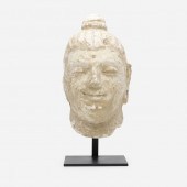 Gandharan. Buddha head. 3rd-4t