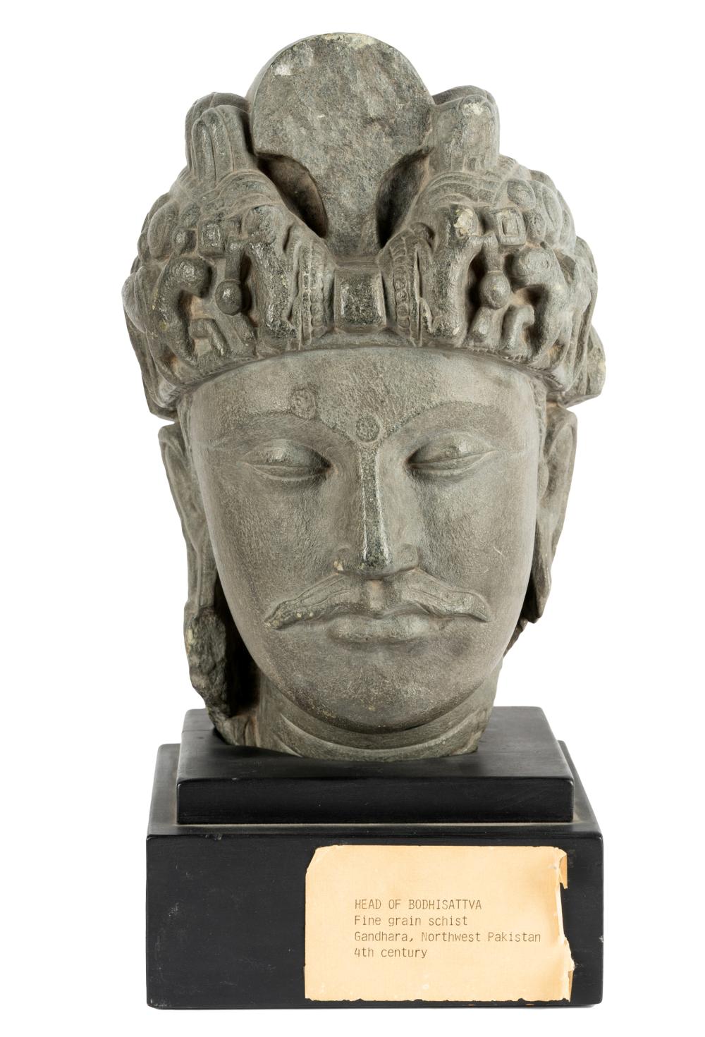GANDHARAN GREY SCHIST HEAD3rd-6th