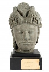 GANDHARAN GREY SCHIST HEAD3rd-