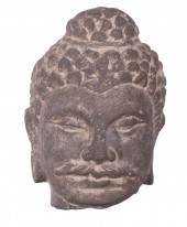 GANDHARAN STONE HEAD OF BUDDHA