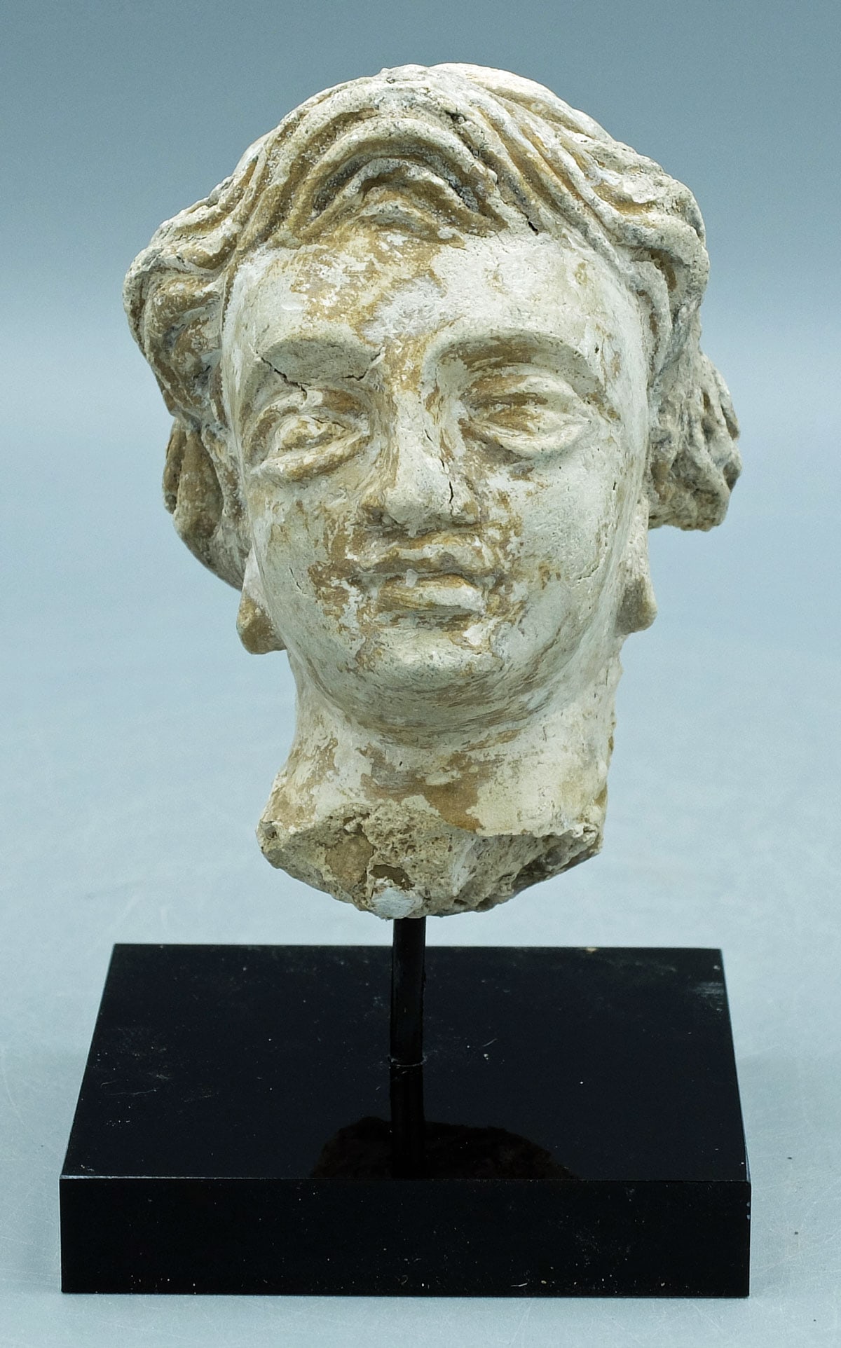GANDHARAN STUCCO HEAD FROM THE