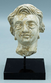 GANDHARAN STUCCO HEAD FROM THE